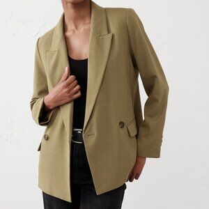 Banana Republic Factory Boyfriend Blazer in Martini Olive